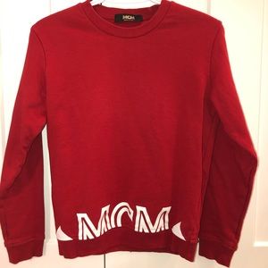 Red MCM crewneck